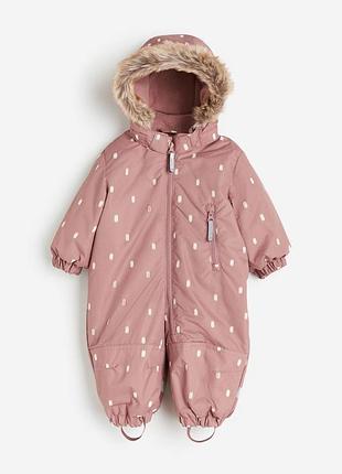 Теплий зимовий комбінезон h&m р.68-92
