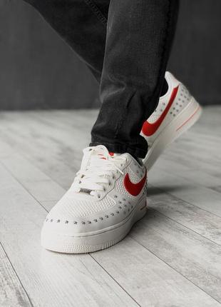 Nike air force white мужские кроссовки найк4 фото