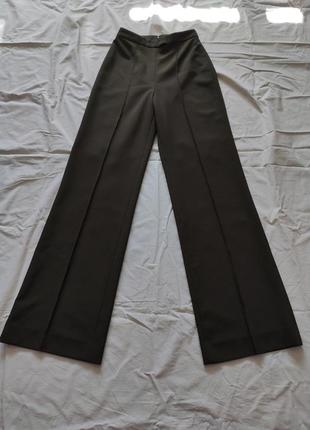 Брюки палаццо на высокой посадке