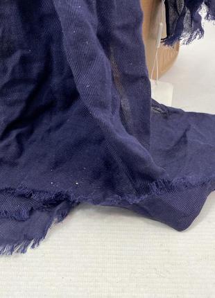 Шарф синий качественный, фирменный inwear , cotton / modal4 фото