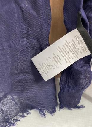Шарф синий качественный, фирменный inwear , cotton / modal7 фото