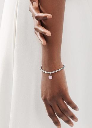 Серебряный браслет tiffany & co мятное сердце2 фото