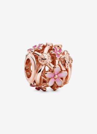 Ажурний шарм "рожева ромашка" 788772c01