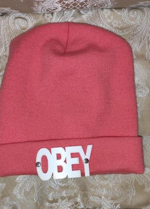 Яскрава шапка obey1 фото