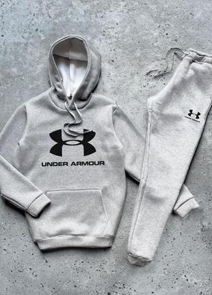 Мужской спортивный костюм на флисе under armour (зима ❄️)1 фото