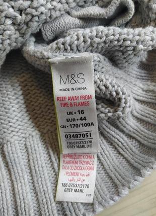 Вязаная кофта женская m&amp;s indigo collection
подойдет на xl-3xl5 фото