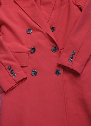 Новое оранжевое пальто amisu 38 размер м3 фото