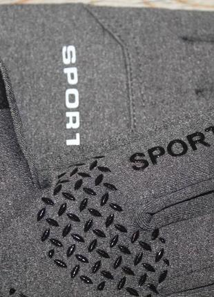 Тактильные сенсорные перчатки sport цвет серый (размер l) (1723)6 фото