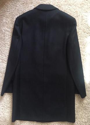 Новое чёрное пальто итальянского бренда lanificio di tollegno коллекция dalton&forsythe. размер 48-50.2 фото