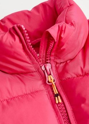 Стильна тепла куртка  для дівчинки h&amp;m (эйч энд эм)3 фото