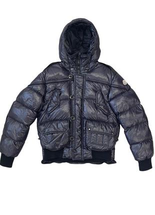 Пухова куртка бомбер moncler casimir