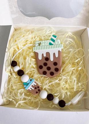 Дитячий силіконовий тримачі з гризунцем🌟🍭