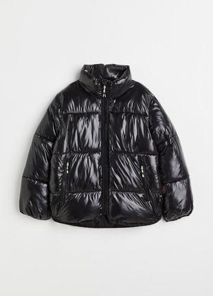 Практичная брендовая теплая куртка для девочки h&amp;m2 фото