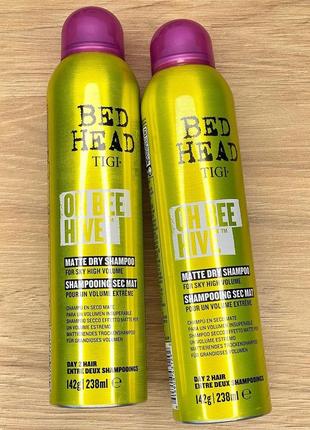 Сухий шампунь для об'єму tigi bed head oh bee hive volumizing dry shampoo
 238ml