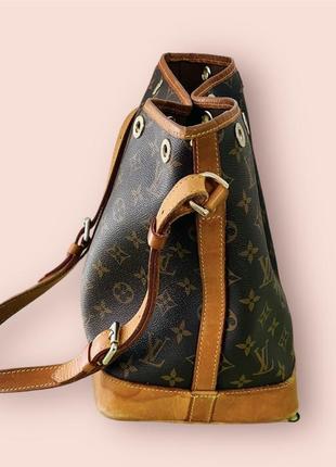 Louis vuitton noe leather monogram bag оригінальна шкіряна сумка монограм3 фото