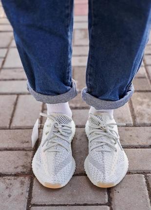 Adidas yeezy boost 350 v2 cloud white8 фото