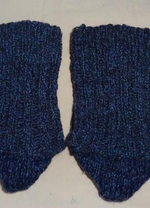 Тёплые вязаные носки6 фото