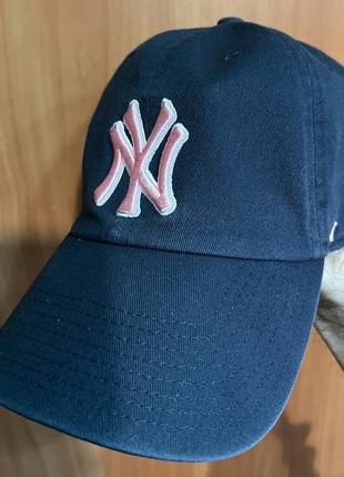 Бейсболка 47 brand new york yankees pink, оригинал, one size unisex