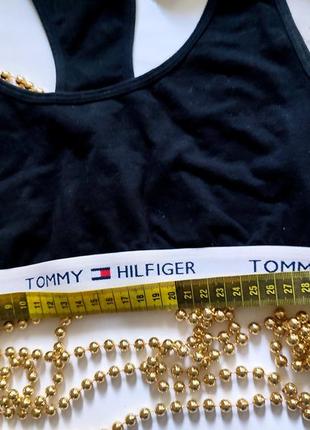 Tommy hilfiger l 40 38 коттоновый спортивный топ для дома4 фото