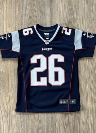 Дитяча тренувальна футболка джерсі nike nfl patriots