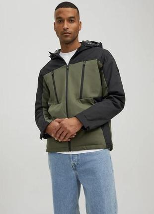Демисезонная мужская куртка с капюшоном от jack &amp;jones2 фото