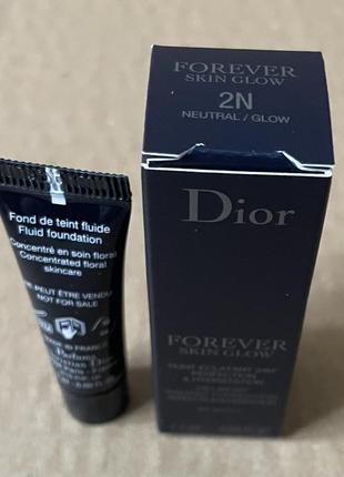 Dior forever skin glow foundation тональна основа 2,7ml, 2n3 фото