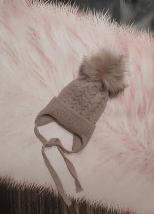 Зимняя шапка + шарф в подарок2 фото