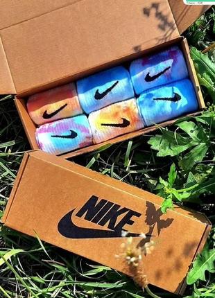 Шкарпетки nike/найк - tie-dye кольорові.