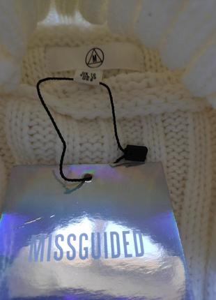 Мегаклассный укороченный вязаный свитер под горло misguided9 фото