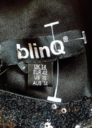 Сукня з паєтками і вставками із сітки blinq