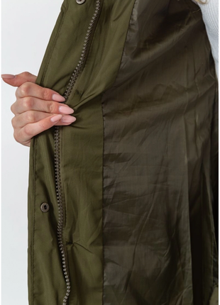 Куртка жіноча, колір хакі, 235r88288 фото