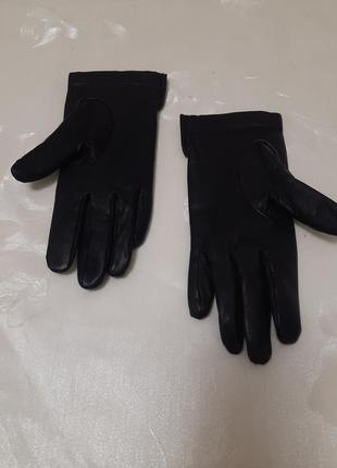 Базовые кожаные перчатки перчатки 100% кожа2 фото