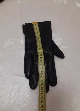 Базовые кожаные перчатки перчатки 100% кожа6 фото