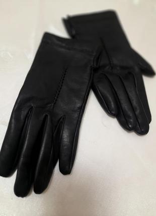 Базовые кожаные перчатки перчатки 100% кожа8 фото