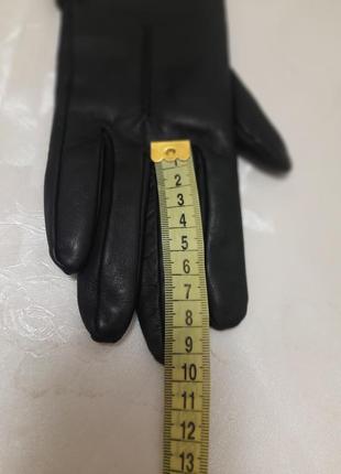 Базовые кожаные перчатки перчатки 100% кожа7 фото