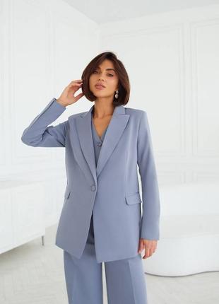 Костюм тройка жилетка на подкладке, пиджак, брюки