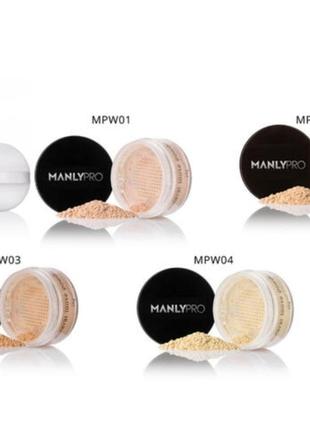 Рассыпная пудра manly pro mineral loose hd powder. 25гр2 фото