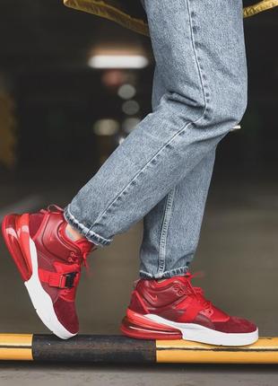 Nike air force 270 red white, кросівки найк чоловічі осінь - весна, чоловічі кросівки найк аір форс 270