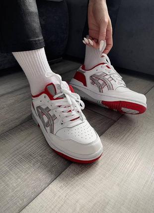 Asics ex89 white red2 фото