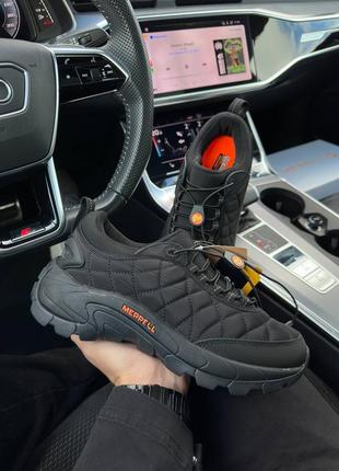 Мужские кроссовки merrell ice cap moc 2 gore tex all black❄️