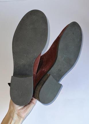 Жіночі замшеві черевики челсі 39-й розмір.8 фото
