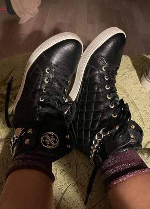 Кеди на каблуку guess.снікери