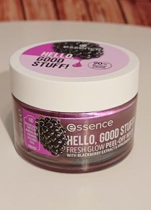 Маска-пленка для лица
essence hello, good stuff! fresh glow peel-off mask