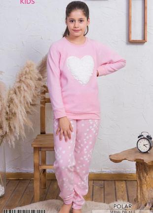 Флісовий комплект для дівчинки vienetta kids
