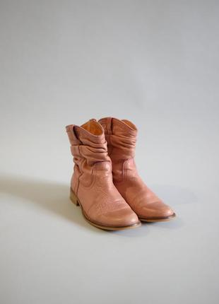 Кожаные ботинки в ковбойском стиле2 фото