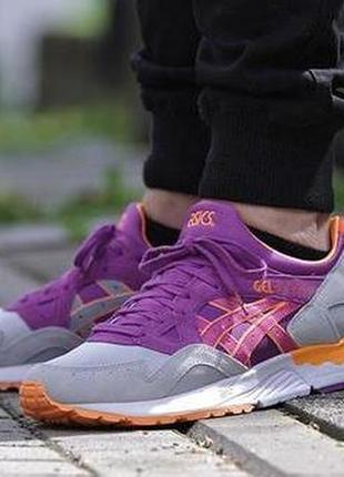 Мужские кожаные кроссовки asics gel-lyte, размер 452 фото