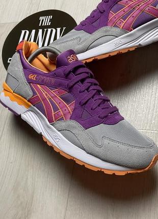 Мужские кожаные кроссовки asics gel-lyte, размер 454 фото