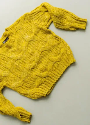 Теплый свитер оверсайз объемной вязки женский мирер оверсайз