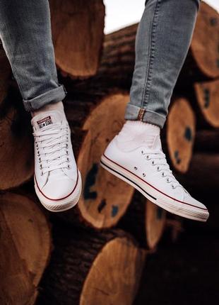 Кеди converse “white“ кеды8 фото