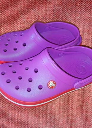 Crocs - шлепанцы унисекс американский бренда, размер m4/w6, стопа 22,1 см